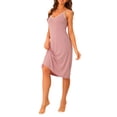 thumbnail image 4 of INSPIRE CHIC Women Nightshirt Sleeveless Cami Dress Sleepshirt Pullover Midi Nightgown, 4 of 6