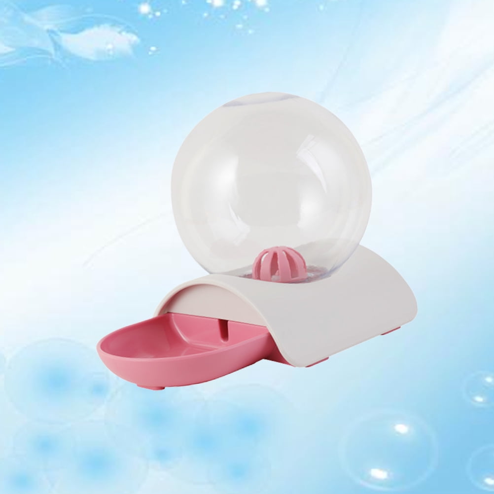 PBPBOX Durable Pink Automatic Water Dispenser for Pets Smooth Surface Water Bowl