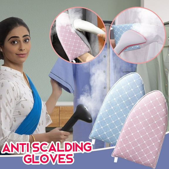 VBXOAE Garment Ironing Gloves-Heat-Resistant Steam Mitts for Safe Ironing,Comfortable and Versatile Use with All Steam Irons-Includes 2 Gloves for Easy Handling and Storage