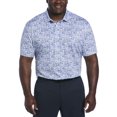 thumbnail image 4 of Ben Hogan Men's and Big Men’s Linear Fish Print Short Sleeve Golf Polo Shirt, up to Size 5XL, 4 of 5