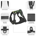 thumbnail image 3 of Vsdgher Cartoon Car Pattern Dog Harness,No Pull Pet Harness with Soft Padded Handle,Adjustable Reflective Vest with 2 Buckles,4 Slide Buckles,S-XL Medium, 3 of 4