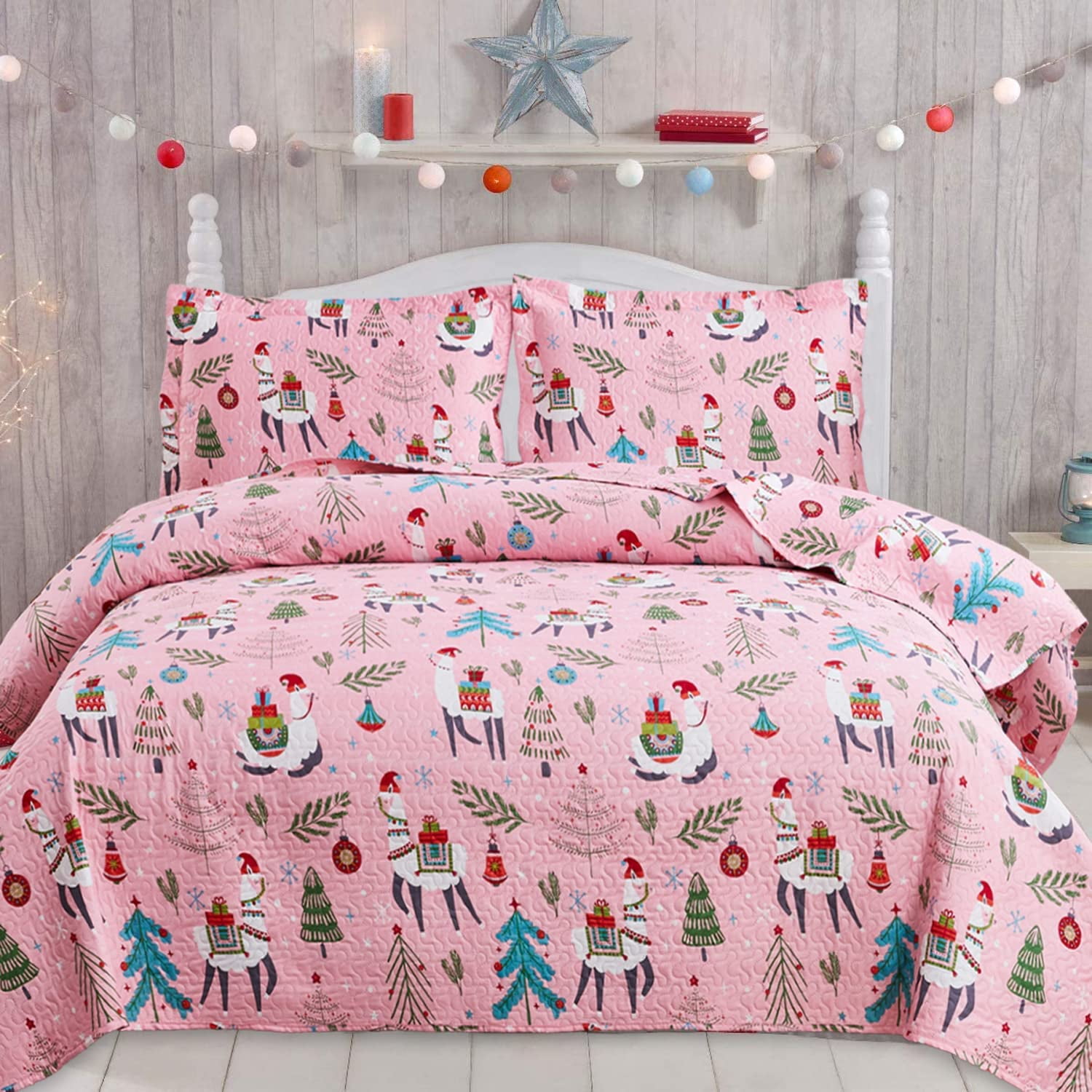 Smuge quilts Full Queen Size Kids Bedding Set For Girls Microfiber