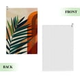 thumbnail image 2 of ONETECH Palm Leaf Rainbow Geometric Abstract Art Golf Towel 24x16in 1PC, 2 of 7