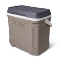 Igloo 30 qt. Profile Rolling Ice Chest Cooler with Wheels Beige