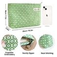 thumbnail image 3 of Bolsa de maquillaje STARDW Aesthetic Floral para mujeres y niñas Fresh, 3 of 6