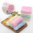 thumbnail image 4 of Baby Washcloths Muaco Cotton Baby Face Towels 5 Pack Wash Cloths Soft on Sensitive Skin Absorbent for Boys & Girls 10x10 inches, 4 of 10