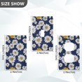 thumbnail image 7 of Yayeee Duplex Wall Plate 1-Gang 4.5"x2.7" Home Receptacle Light Switch Decorative Outlet Cover, Retro Daisy Pattern, 7 of 7