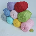 thumbnail image 2 of 400g/Ball T-shirt Knitting Chunky Yarn  Cloth Crochet Threads Handmade DIY Basket Rug HandBag Purse Blanket Freeshipping, 2 of 7