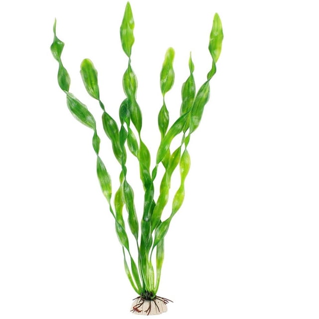 Plantas de agua artificiales de algas marinas para acuario, decoración de plantas de pecera de plástico, 10 unidades (verde) Shuxiu Wang 9024719204413