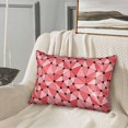 thumbnail image 5 of Abstract red pattern Satin Pillowcase for Hair and Skin, Similar to Silk Pillow Covers with Zipper Soft Breathable Smooth Cooling Pillow Cases 1Pcs 20x30in, 5 of 5