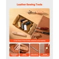thumbnail image 5 of Professional Leather Crafting Kit,59-Piece Complete Set with Heavy-Duty Roll for Embossing,Engraving&Sewing | Perfect for Leatherwork,DIY Enthusiasts&Artisans, 5 of 6