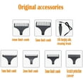 thumbnail image 5 of Hair Clippers for Men,AWECOT Professional Hair Trimmer Quiet Cordless Hair Cutting Kit Beard Trimmer,USB Rechargeable Mens Grooming Kit with 2 Trimming Speeds,LED Display,For Family Use, 5 of 7