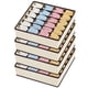 thumbnail image 1 of Organizador de cajones Joyoldelf de 24 celdas para calcetines y ropa interior, paquete de 4, 1 of 8