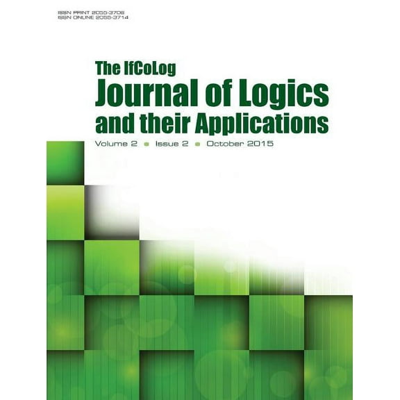 IfColog Journal of Logics and their Applications. Volume 2, number 2 (Paperback)