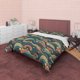 thumbnail image 5 of Juego de cama retro con diseño ondulado verde, funda nórdica de diseño abstracto, edredón boho, 5 of 6