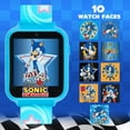 thumbnail image 3 of Accutime Kids SEGA Sonic The Hedgehog Blue Educational Touchscreen Smart Watch Toy for Boys, Girls, Toddlers - Selfie Cam, Learning Games, Alarm, Calculator, Pedometer (Model: SNC4133AZ) Sonic Star, 3 of 12