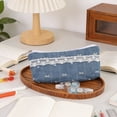 thumbnail image 6 of Summer Saving!Back_to_School Supplies Under $1 dollars!Special Pencil Case Pouch, High-Appearance Fresh Floral Pencil Bag Cute ish Storage Bag Large CapacityStationery Organizer Pouch, C, 6 of 8