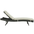 thumbnail image 2 of Modway Sojourn Outdoor Patio Sunbrella® Chaise in Antique Canvas Beige, 2 of 5