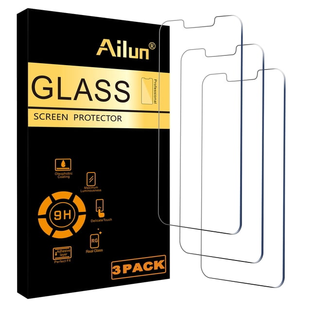 Protector de pantalla Ailun de cristal templado para iPhone 14 Plus/13 Pro Max