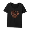 thumbnail image 3 of Camiseta de mujer de ajuste regular, camiseta de manga corta suave para mujer para el trabajo en la playa SG, 3 of 7