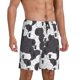 thumbnail image 2 of Balery Black And White Sheeps Pantalones cortos de pijama de punto de algodón para hombre con cinturilla y bolsillos-Medium, 2 of 6