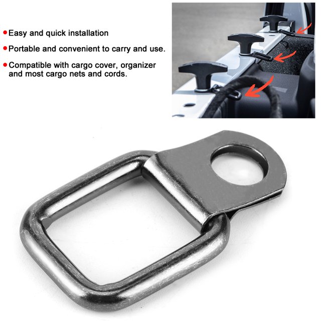 Ccdes Truck Bed Accessories,Cargo Tie-Down D-Ring,6Pcs Tie-Down D-Rings Foldable Replacement Accessories Fit For 2007-2017