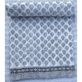 thumbnail image 5 of Grey Leaf Block Print Indian Kantha Quilt Handmade Cotton Bedspread | Natural Colour FloralJaipur Kantha for Home DÃ©cor, 5 of 10