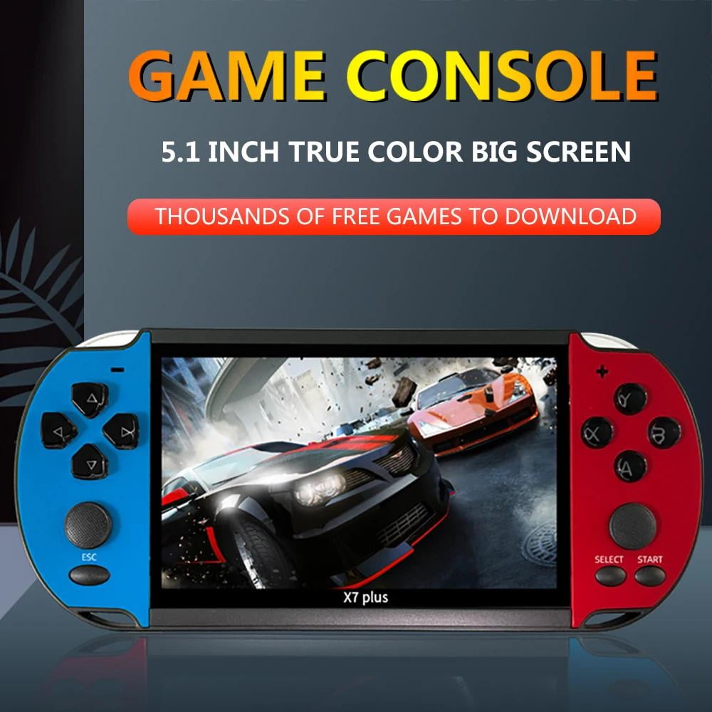 X7/X12 Plus  In 10,000 Classic  Games 4.3/5.1/7.1 Inch HD Screen Handheld Portable Audio Video Player