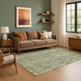 thumbnail image 7 of Addison Rugs Mayfield Premium Machine Washable Transitional Floral Aloe Rectangle Rug, 8' x 10', 7 of 7