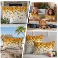 thumbnail image 5 of Thanksgiving Orange Outdoor Waterproof Pillow Covers, Autumn Vintage Fall Maple Leaf Decorative Square Throw Pillowcase Sofa Cushion Sham for Patio/Couch/Chair, 18"x18" 2 Pack, 5 of 8