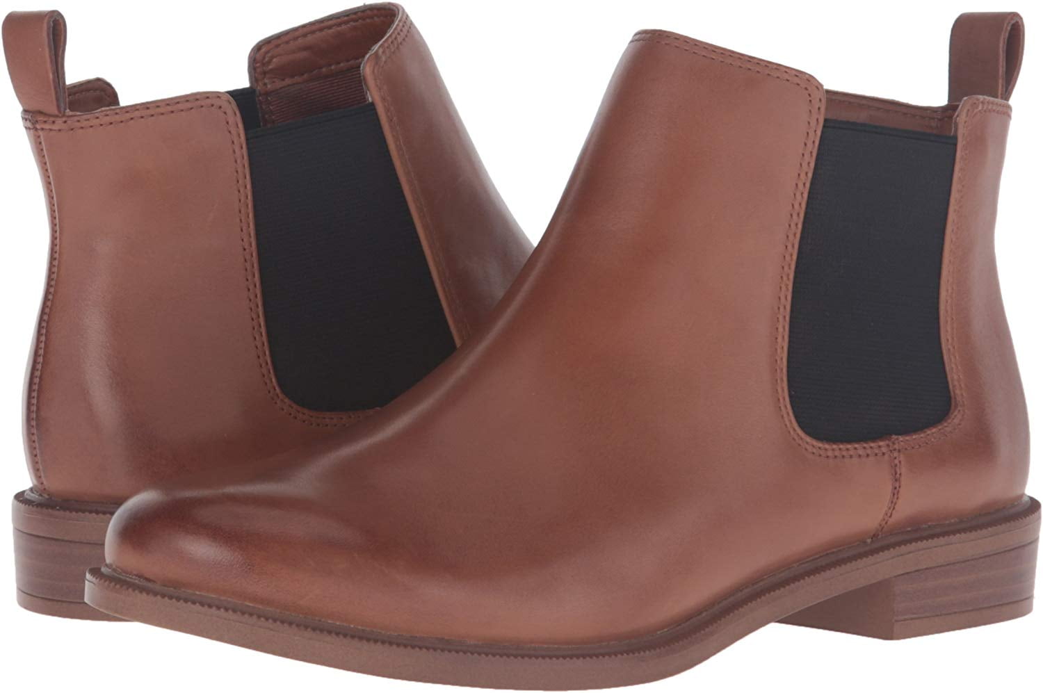clarks tan chelsea boots