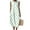 Mint Green, variant on Women's 2025 Summer Fashion Casual Sleeveless Round Neck Polka Dot Printing Striped Elegant Temperament Dress