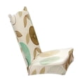 thumbnail image 1 of Funda elástica extraíble para asiento de silla de comedor, ideal para cenas, bodas, fiestas y decoración navideña., 1 of 4
