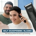 thumbnail image 5 of Wahl All in One Rechargeable Beard, Mustache, Detail Trimmer for Men, Black, 05644, 5 of 13