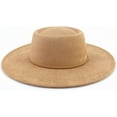 thumbnail image 4 of Wide Brim Fedora Hat for Men Women Big Rancher Felt Hat Pork Pie Jazz Hat, 4 of 7