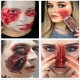 thumbnail image 3 of 20 PCs Face Paint Kit Body Paint With 12 Colors Vibrant Face Paints Stencils Paint Brushes Sponge Color Scar Wax Double-ended Makeup Spatula Fake-Scab-Blood-Wax Makeup Palette for Sensitive Skin Boys, 3 of 8