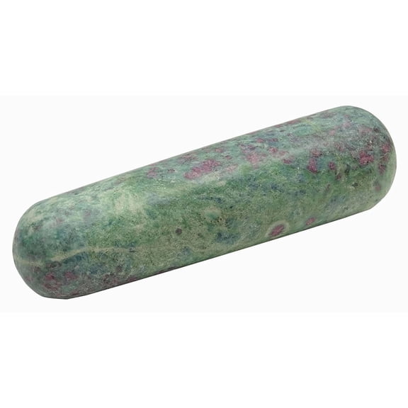 Harmonize Ruby Fuschite Massage Wand Spiritual Gift Energy Generator Balancing Reiki Healing Crystal
