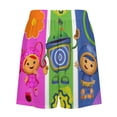 thumbnail image 6 of Team Umizoomi Men's Short Pajama Pants Soft Trendy Sleep Shorts Breathable Ice Silk Lounge Shorts 5XL, 6 of 8