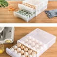 thumbnail image 3 of Kitchen Refrigerator Storage Box Egg Storage Box Rectangular Transparent Compartment Box With Lid Egg Box, 3 of 8