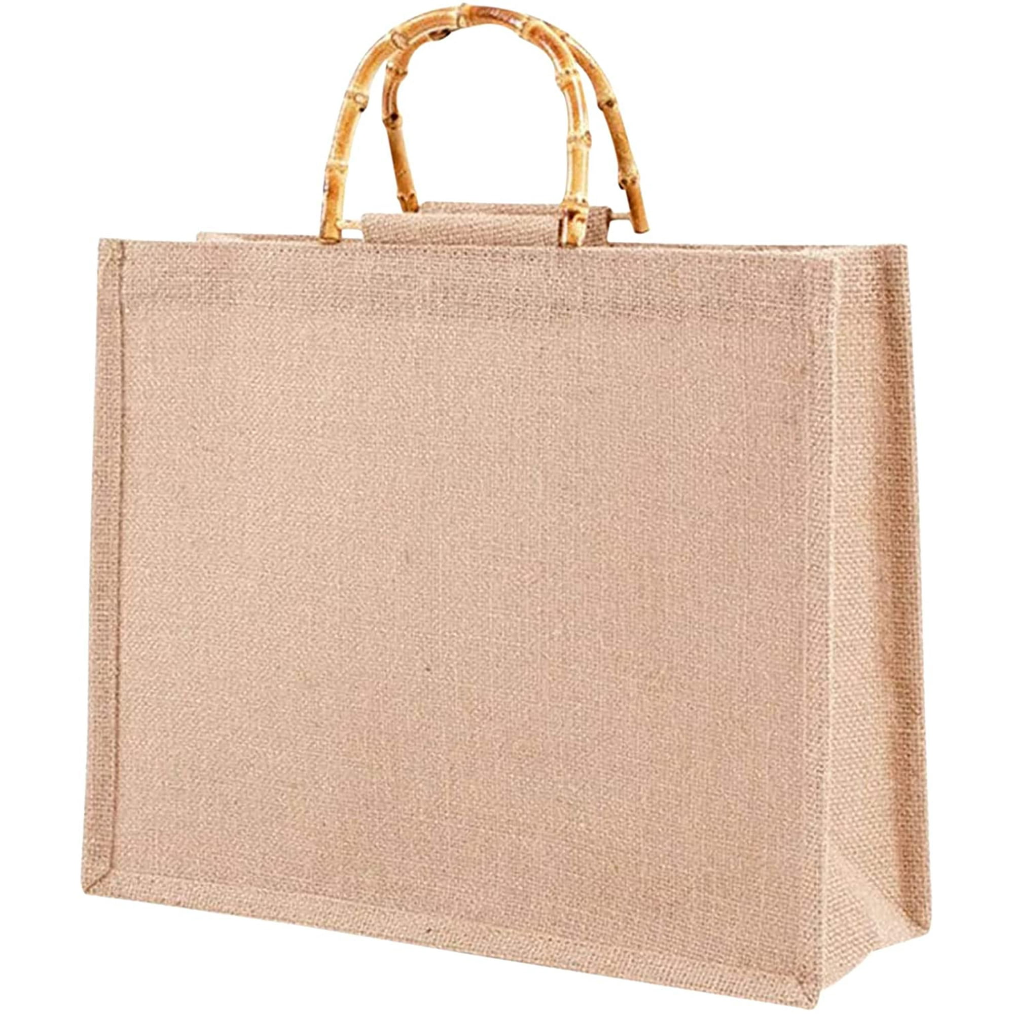 Saydy Jute Bag Burlap Tote Bags Burlap Bags With Handles Linen Burlap Tote Bag Portable Reusable Grocery Bags For Shopping Other
