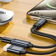 thumbnail image 5 of USB C Charging Adapter 2 in 1 USB C Splitter Short Type C Charging Cable with USB Female and USB C Female for Phone, 5 of 8