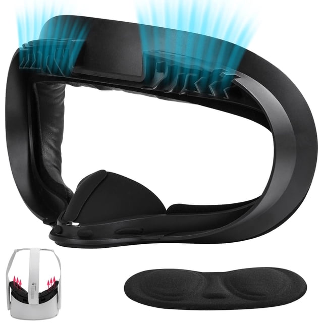 Set de reemplazo de espuma e interfaz facial VR para Oculus Quest 2 TechKen