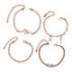 thumbnail image 5 of 4 pulseras para mujer, joyería de muñeca, pulsera de cadena con dijes de moda ajustable, para fiesta de compromiso en la playa, cumpleaños, 5 of 9