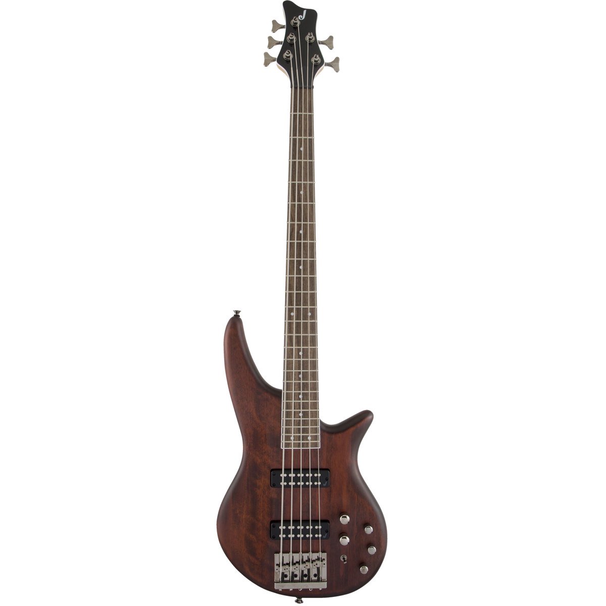 Jackson JS Series Spectra Bass JS3V 5-String Electric Bass, Laurel Fingerboard, Walnut Stain