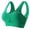 Green, variant on Aofany Womens Seamless Plus Size Fashionable Sports Bra Comfortble Simplicity Wirefree Yoga Bra With Removable Pads for Women