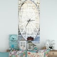thumbnail image 2 of DesignArt Old Vintage Broken Wood Wheel Large Wall Clock, 2 of 2