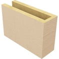 thumbnail image 5 of Ekena Millwork 4"W x 8"H x 12"L Block Woodgrain TimberThane Rafter Tail, Primed Tan, 5 of 6
