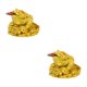 thumbnail image 1 of Monstrate Feng Shui Money Frog Coin Toad Chu Fortune Gifts Attract Chan Lucky Wealth Tipo 1 2piezas, 1 of 1