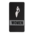 thumbnail image 2 of Letrero de inodoro Acrílico perfecl 22x12 cm mujer, 2 of 8