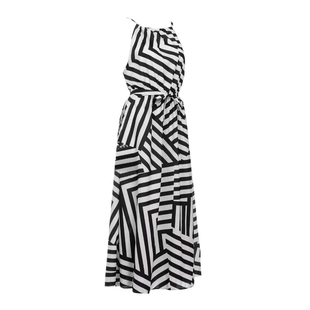 asdoklhq Womens Plus Size Clearance Dresses,Women Summer Boho Maxi Long Evening Party Beach Dress Sundress